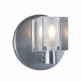 Jesco Lighting Group 1-Light Wall Sconce Cube - Series 292.- Crystal WS292-CR